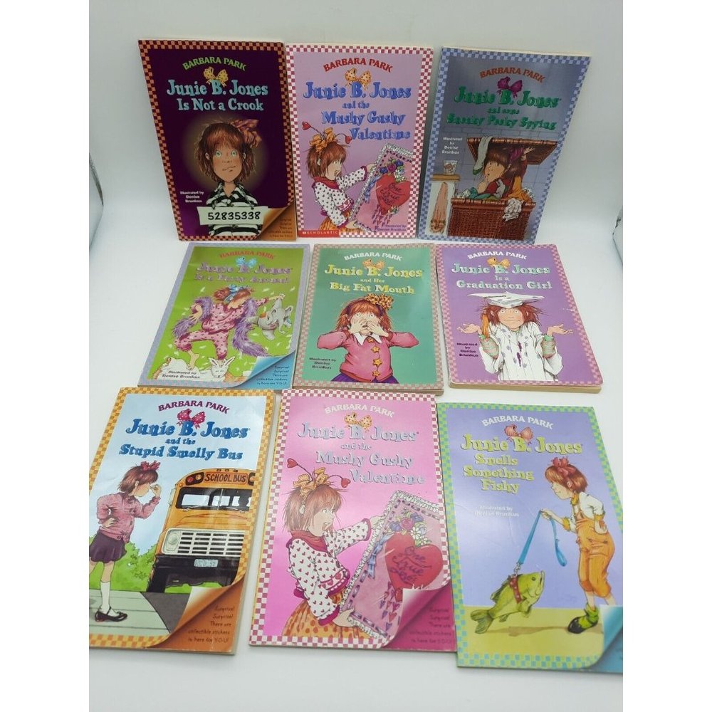 Junie B. Jones Books Lot of 9 Paperback  Scholastic Barbara Park